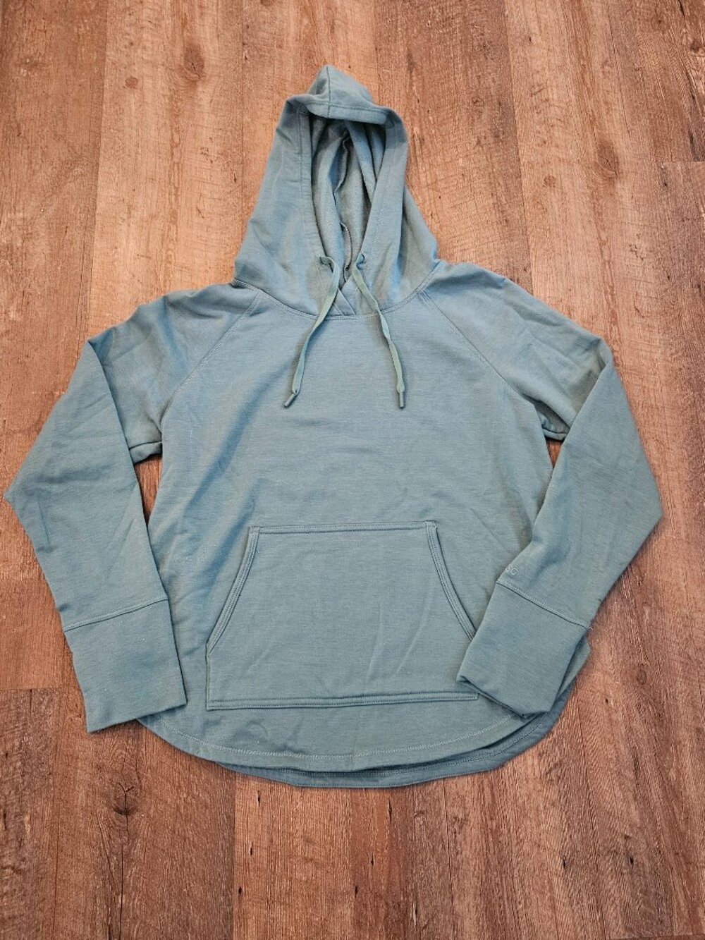 DSG Women's Fleece Hoodie Sage Green Pullover Kangaroo Pocket Size Small